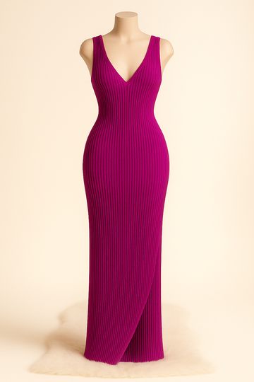 Vestido Tubinho Chic - Decote em "V"